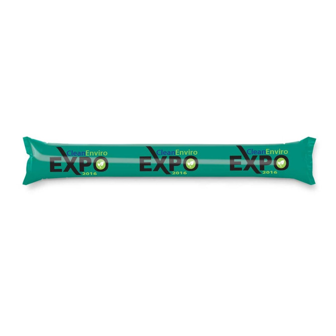 A green Thunder Stix featuring the text "Clean Enviro EXPO 2016" printed prominently along the length.