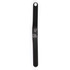A Stride Pedometer Bracelet 2.0 displayed in a sleek black design with a digital clock feature.