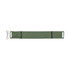 A long, olive green foldable camp light with a power cable attached. It features two handle openings.