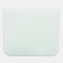 A clear PEVA reusable food storage bag with a zip closure, measuring 21.5 cm x 18 cm. Ideal for various storage needs.
