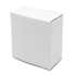 A small, plain white box with a flap lid, featuring a simple, unmarked design.