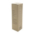 A drink bottle in a cardboard box, featuring a hand grip and a minimalist design, with a logo on the side.