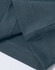 A close-up of a ladies' premium cotton short sleeve tee shirt in a muted blue-grey colour with visible stitching details.