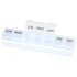 A white weekly pill organiser featuring compartments for each day of the week, with a brand logo.