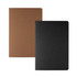 Two Eterna Notebooks, one in brown and one in black, featuring a simple design and rounded corners.