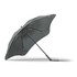 A grey BLUNT Classic Umbrella with a sleek design and a sturdy base, featuring a logo on the handle.