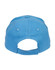 A blue heavy brushed cotton cap with a curved peak and adjustable back strap. Features a logo on the side.
