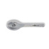 A stainless steel spoon with a clear handle, featuring a logo. Part of the Juniper Cutlery Set.