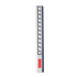A 30cm popper ruler in white with a red logo, featuring multiple pushing buttons along its length.