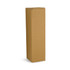 A tall, plain brown cardboard box without any branding or markings.