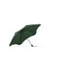 A green BLUNT Neo Umbrella with a distinctive scalloped edge and a sturdy black frame.