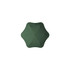 A green BLUNT Neo Umbrella with an octagonal design and a central opening, featuring a logo.