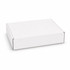 A white custom box with a locking lid, measuring 290 x 175 x 60mm, featuring a simple design.