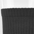 Black crew socks with a ribbed cuff, featuring a logo or branding on the side.