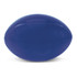 A stress rugby ball in a solid blue color, designed for fun and relaxation.
