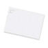 A matte sticker sheet featuring a rectangular layout with multiple blank stickers in white.