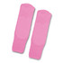Soft, fluffy grip socks in a vibrant pink shade, featuring a textured design for added grip.