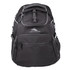 A black High Sierra Access 3.0 Backpack with zippered compartments and a logo on the front.