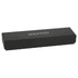 A black gift box for the Scriptura pen, featuring a sleek design and a branding logo on the top.