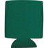 A green collapsible can insulator designed for 350ml drinks, featuring a fitted bottom section and a logo.