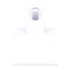 A white wireless charging pad and iWatch holder with a sleek, minimalist design and an integrated holder.