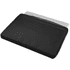 A black laptop sleeve with a zip closure, designed to fit a 15.6-inch laptop. Features a sleek, understated design.