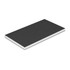 A small Reflex Notebook with a black cover and white edges, featuring a branding logo on the front.