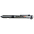 A grey survival stylus pen with a clip and branding on the side. Ideal for outdoor and writing use.