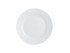 A white Cashmere Bone China rim entrée plate measuring 23cm, featuring a simple and elegant design.