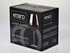 A boxed set of six Krosno Avant-Garde red wine glasses, featuring a sleek design and elegant stem, in clear glass.
