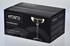 A gift box containing six Krosno Harmony champagne coupes, clear glass with a sleek design.