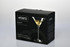 A boxed set of two Krosno Duet Martini Glasses, featuring elegant clear glass design, with a logo on the packaging.