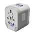A travel adaptor with multiple plug configurations and branding that reads "OXA PIXELPLAY."
