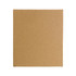 A large, plain, square cardboard box with a textured surface, designed for packaging.