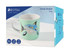 A gift boxed coffee mug featuring a light blue design with aquatic animals, including fish and a shark.