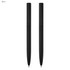 A set of two black metal pens in a sleek design, presented in a gift set. Features branding on one pen.
