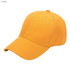 An orange six-panel heavy acrylic cap featuring a curved brim and a branded logo.