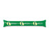 A green inflatable Thunder Stix featuring the Burton logo printed along its length.