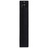 A black velvet pen sleeve featuring a sleek design with a pen partially visible inside. It has a logo on the surface.