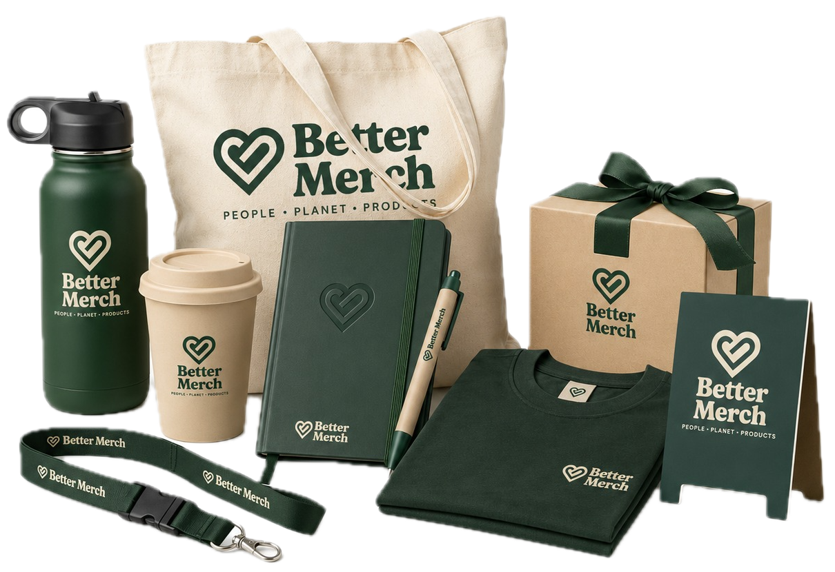 Assorted branded merchandise