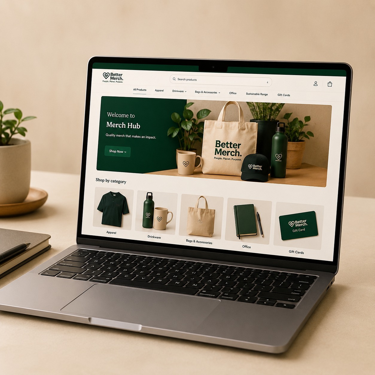 Online merch stores