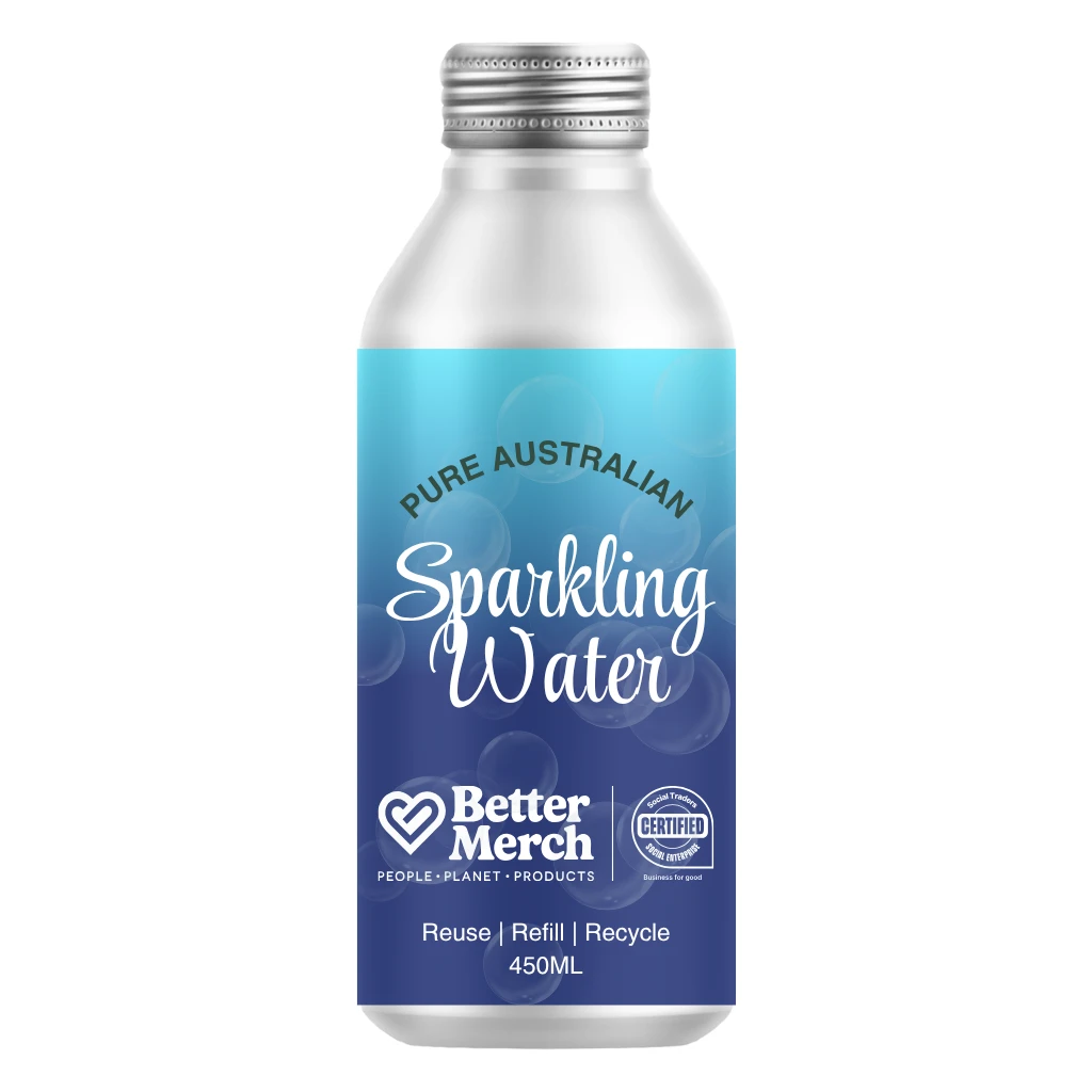 Branded aluminium bottled water