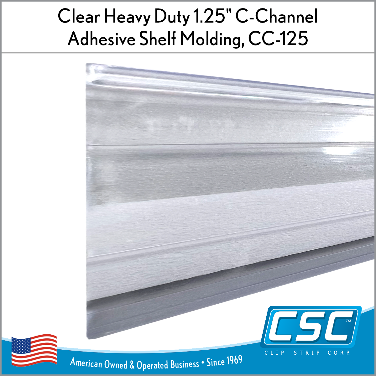 C-Channel Price Strips, 1.25" x 48" Adhesive Shelf Edge Label Holders for Retail Pricing & Signage, C-Channel Price Strips, 1.25" x 48" Adhesive Shelf Edge Label Holders for Retail Pricing & Signage,