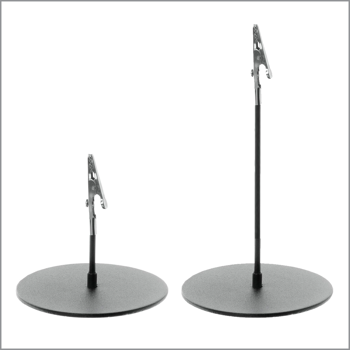 alligator hook weights picture frame Alligator Clip Sign Holders with Weighted Base, 3