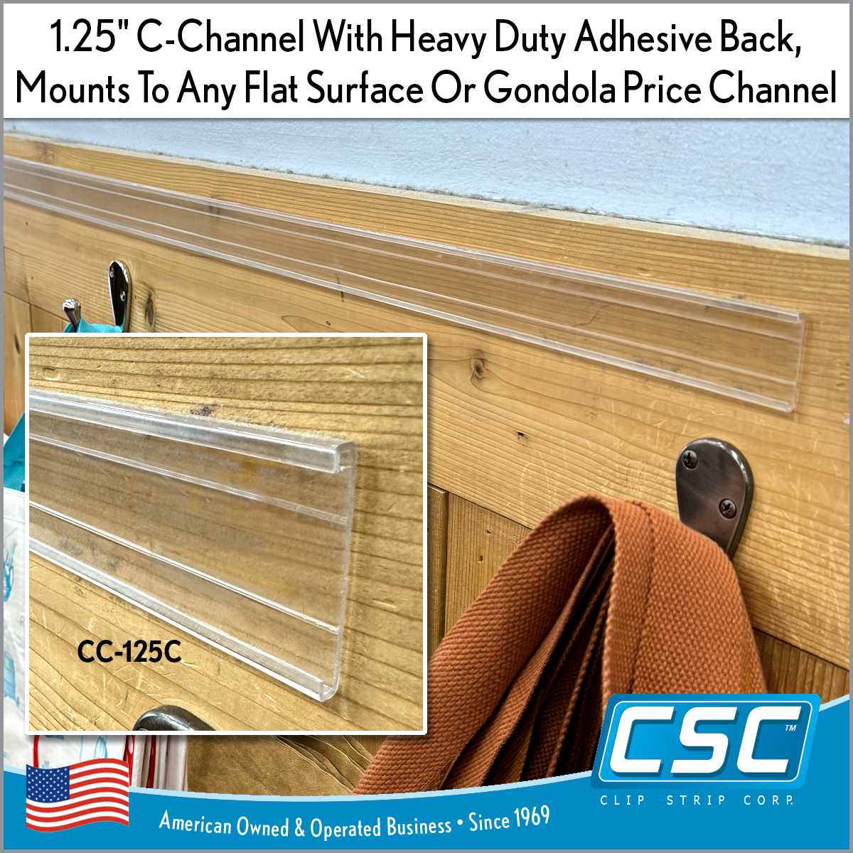 C-Channel Price Strips, 1.25