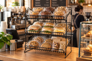 Merchandising at the Counter: How a 3-Tier Display Rack Helps Cafeterias Highlight Food and Increase Impulse Sales