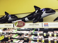 Merchandising Gone Wrong – Signage Promotes Natural Whale Meat Products