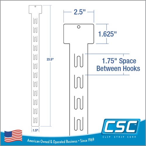 Clip Strip® - Econo Header | Merchandise Display Strip - Point-Of-Purchase Materials, EH-12