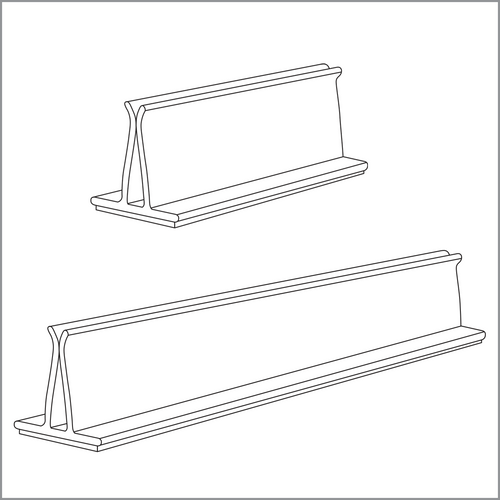 3" & 6"Clear PVC Sign Holder, 773-Series. In-stock now and ready to ship! By Clip Strip Corp.