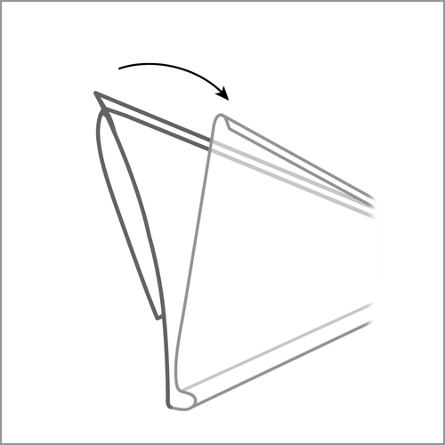 Label & Sign Channel Holder | Channel Systems - Data, Labels, LSC-482, by Clip Strip®